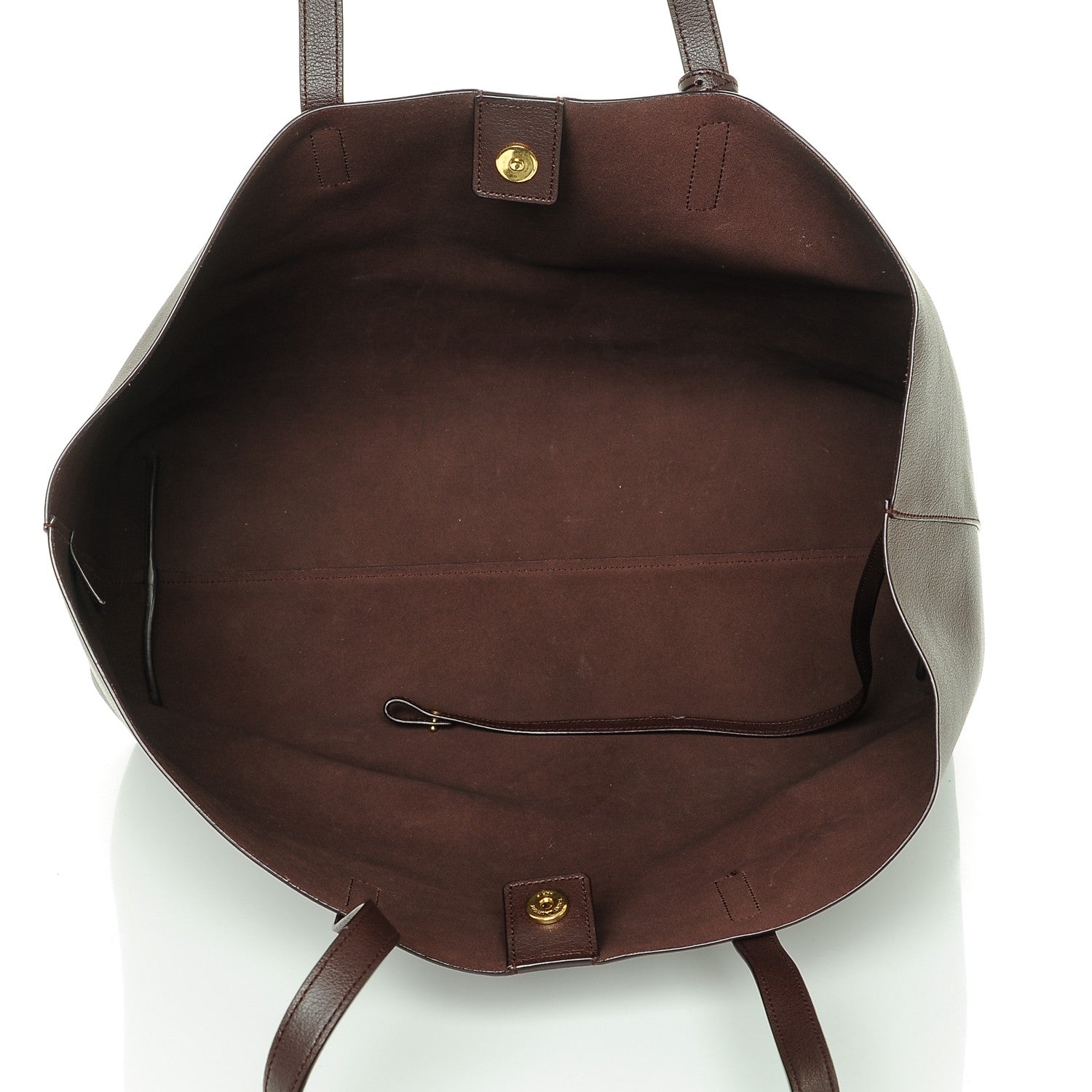 Saint Laurent Calfskin Large Shopping Tote Bordeaux 5 of 6