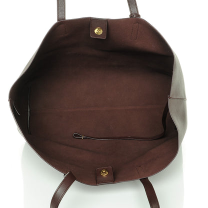 Saint Laurent Calfskin Large Shopping Tote Bordeaux 5 of 6