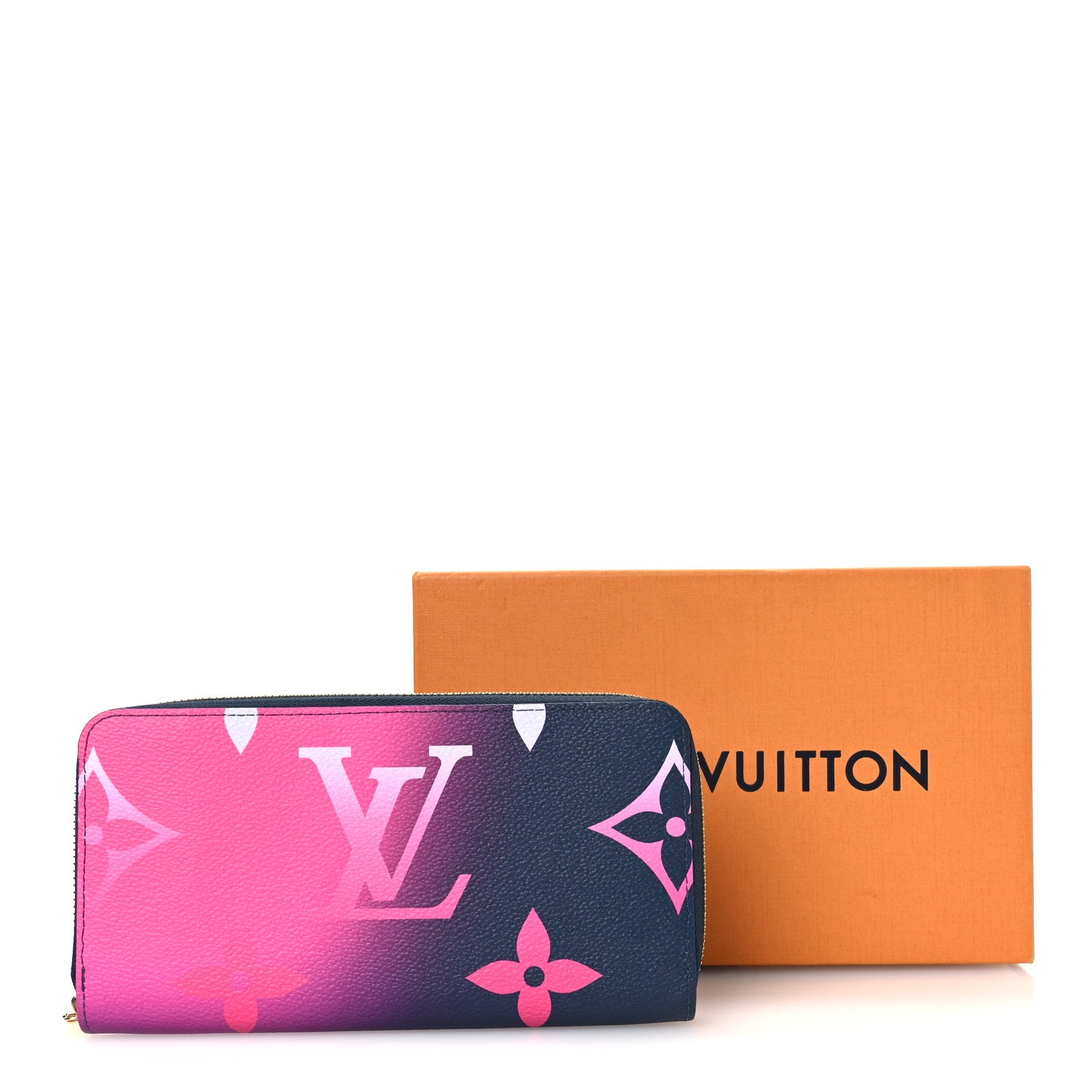 Louis Vuitton Monogram Giant Spring In The City Zippy Wallet Midnight Fuchsia 8 of 8