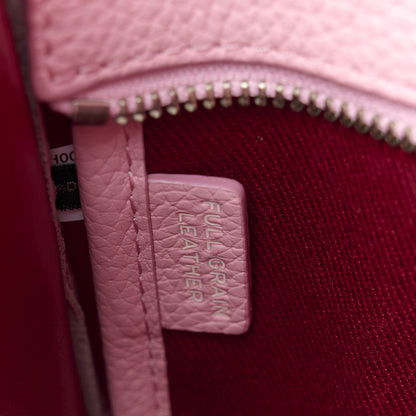Marc Jacobs Grained Calfskin Small The Tote Bag Ribbon Pink 6 of 11