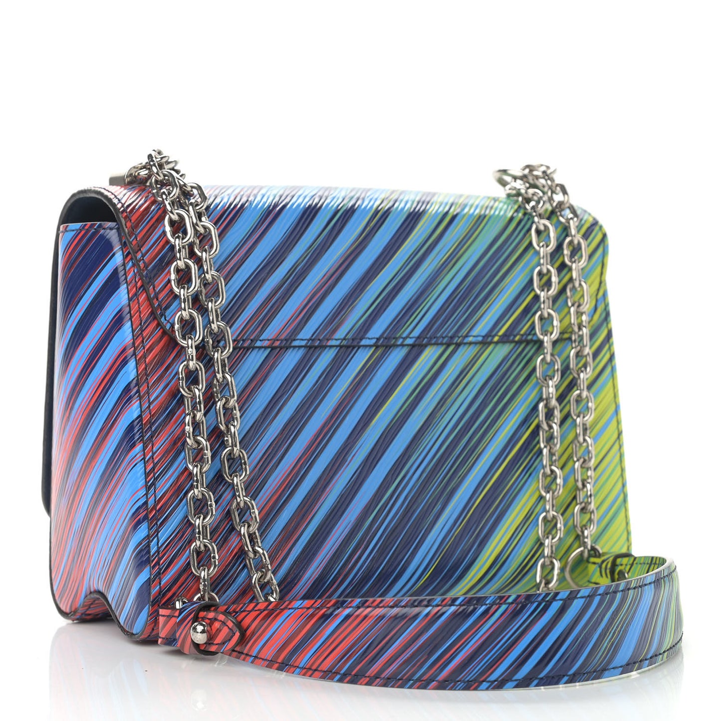 Epi Tropical Twist Shoulder Bag MM Vert Rouge