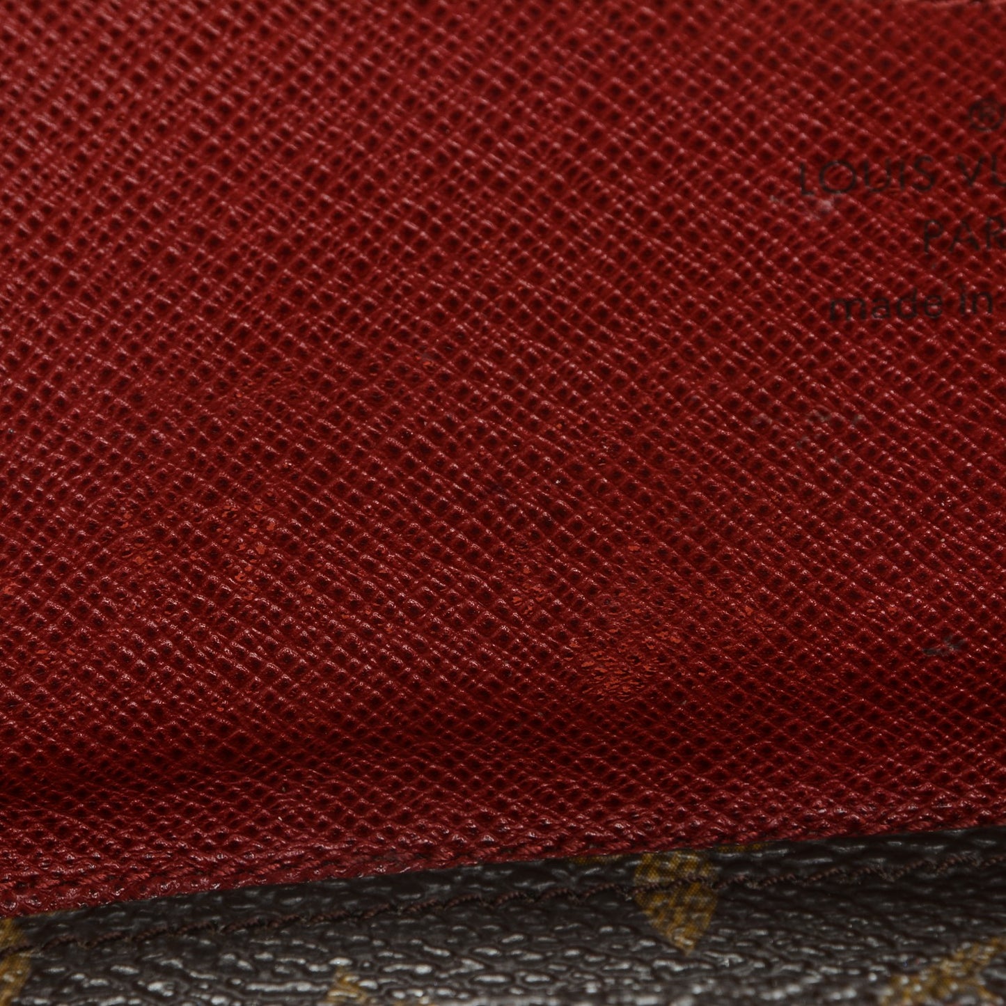 Monogram Josephine Wallet Red