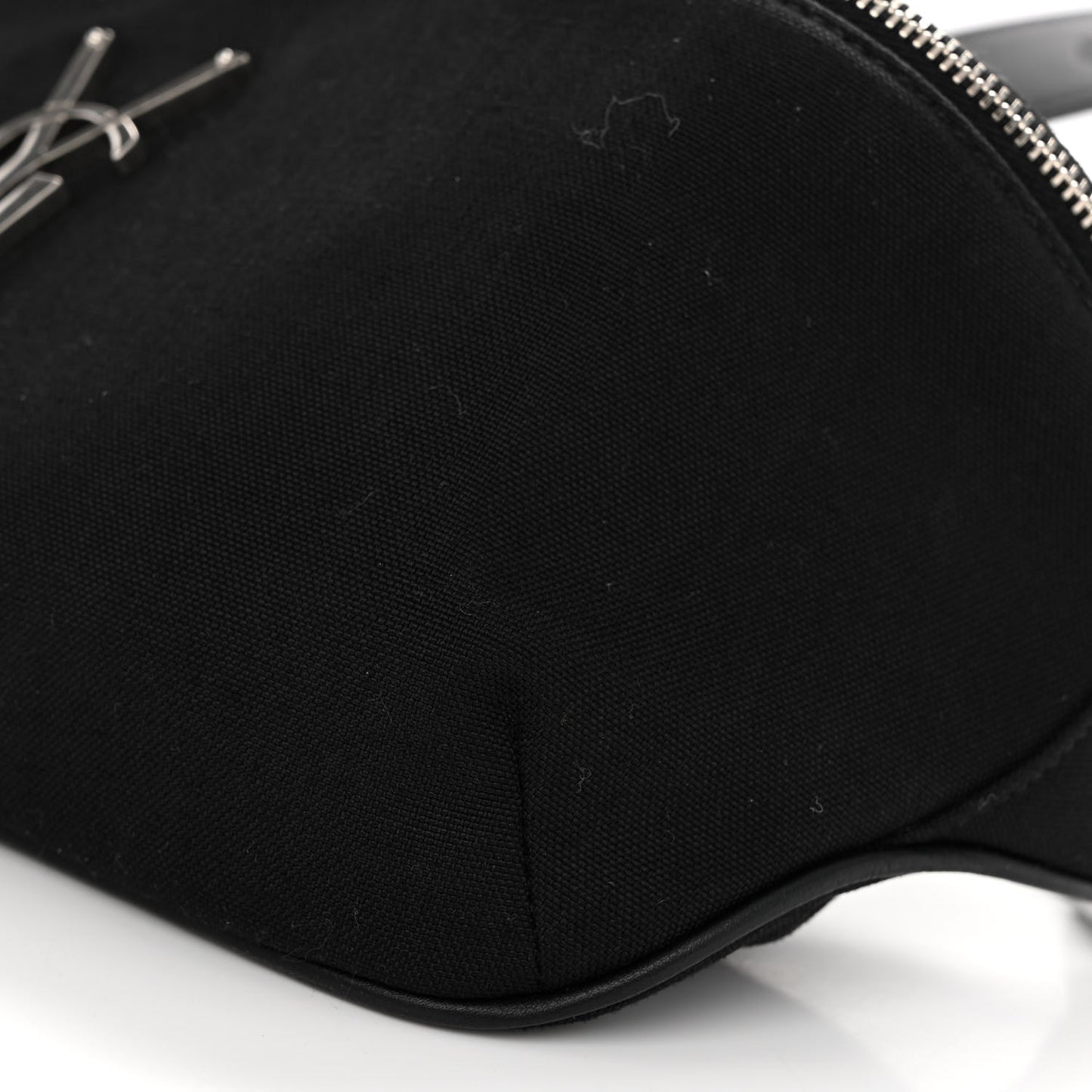 Canvas Monogram Belt Bag Black