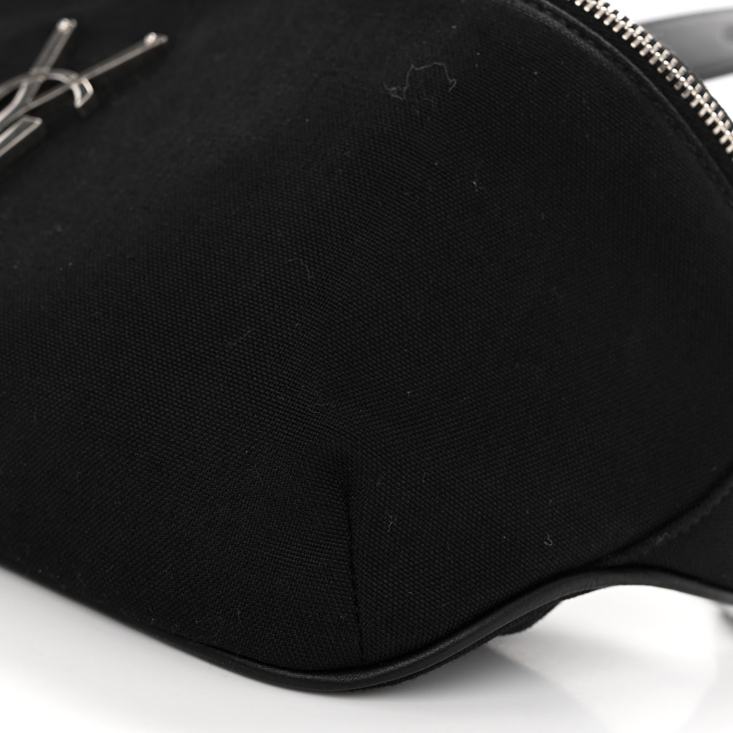Saint Laurent Canvas Monogram Belt Bag Black 9 of 9