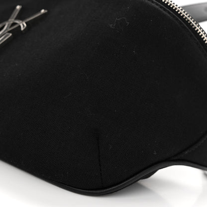 Saint Laurent Canvas Monogram Belt Bag Black 9 of 9