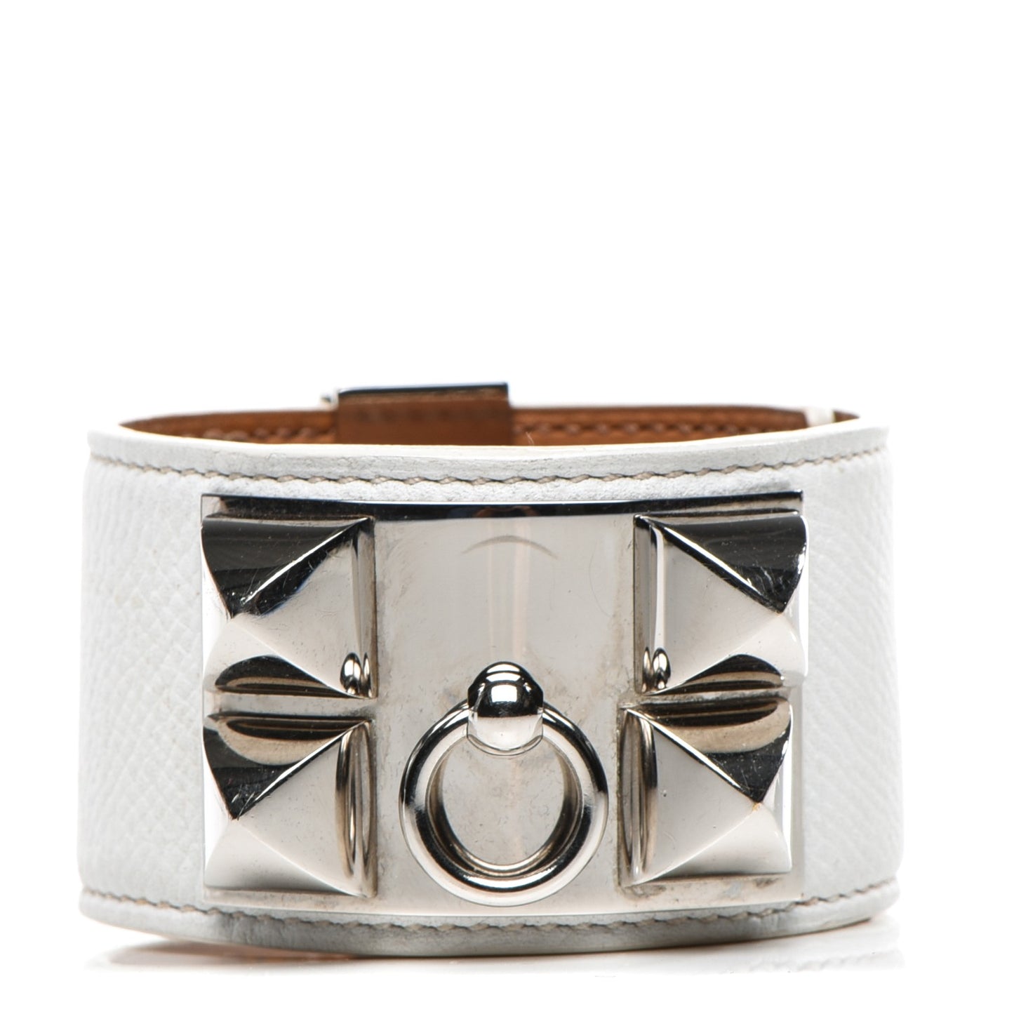 Epsom Collier de Chien CDC Bracelet L White