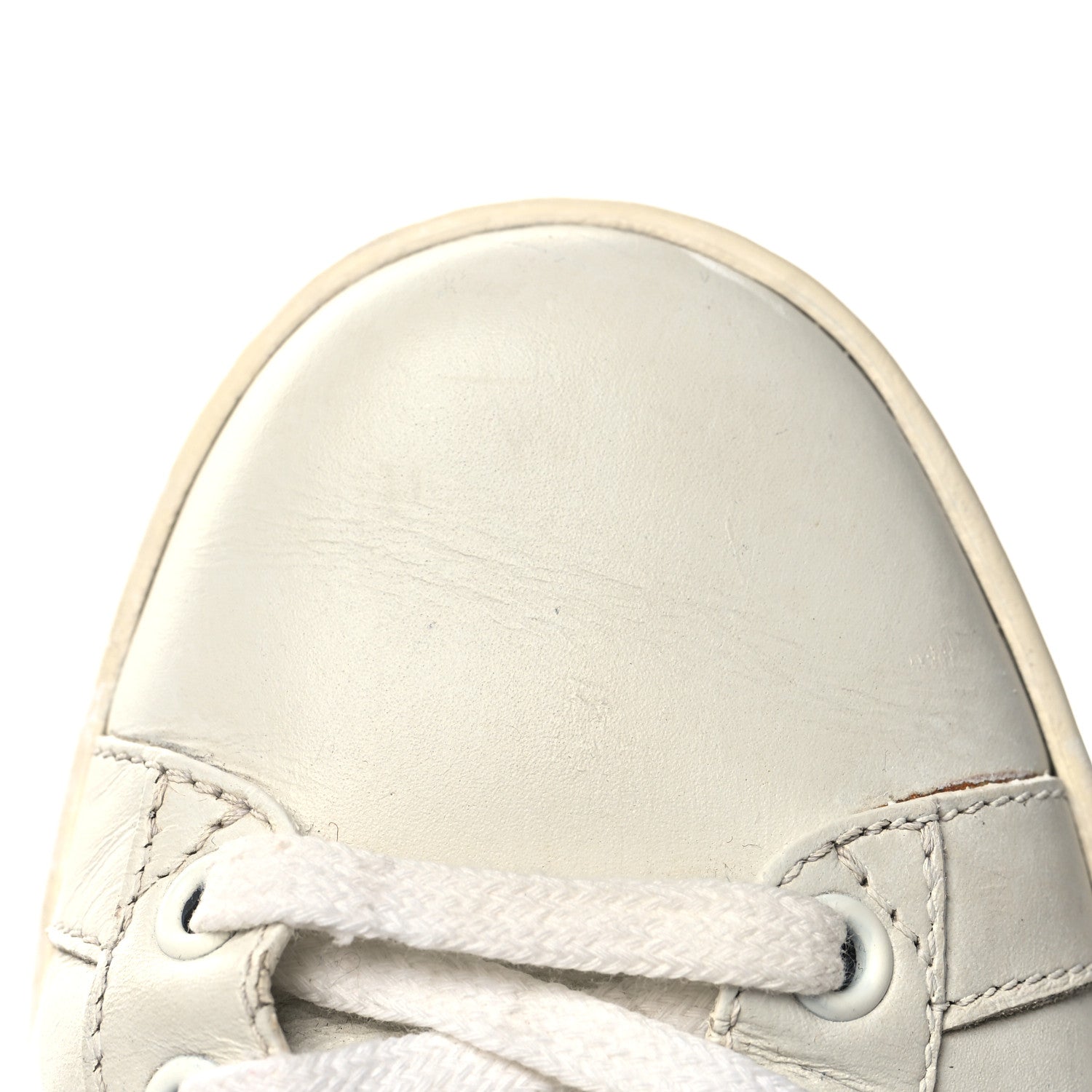 Gucci Calfskin Web Pearl Studded Womens Ace Sneakers 37.5 White 10 of 11