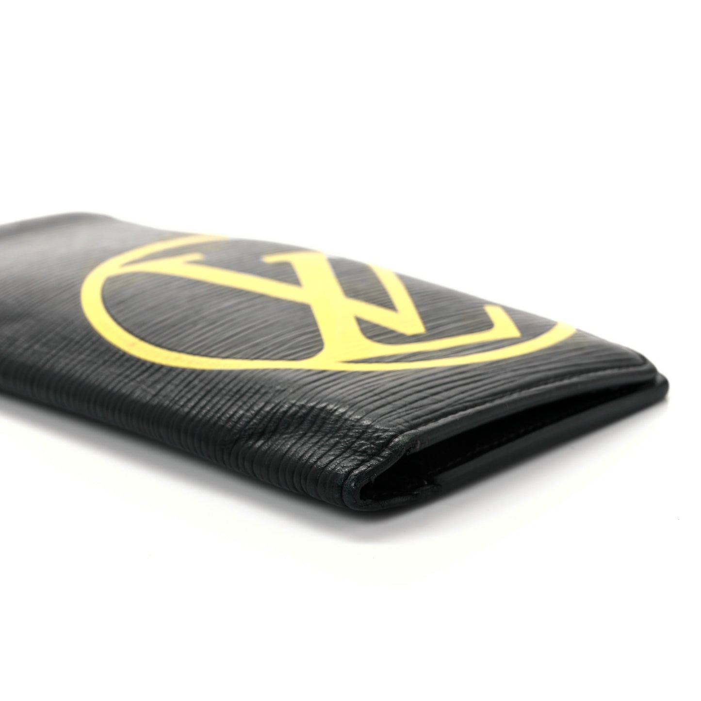 Epi LV Circle Brazza Wallet Black