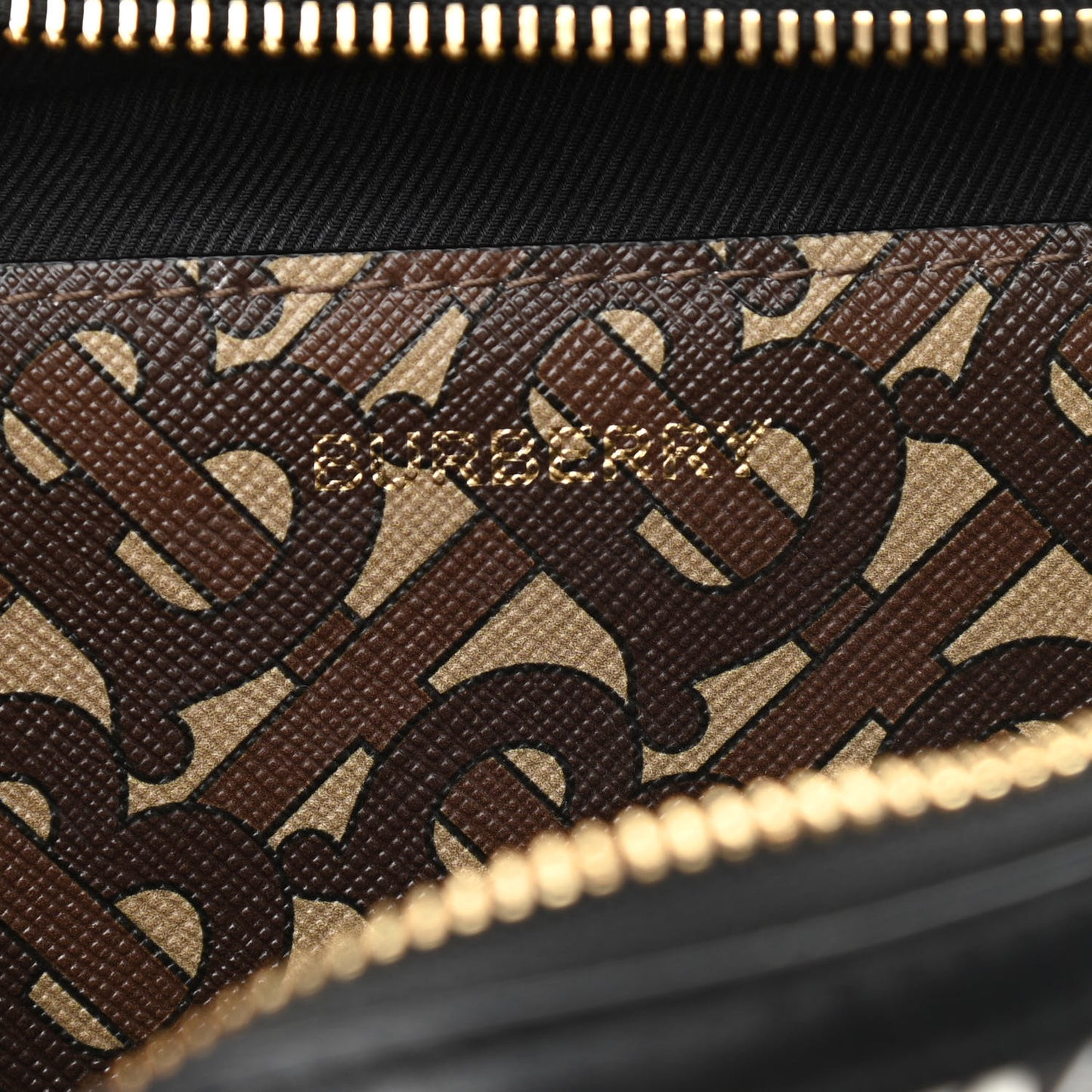 E-Canvas Monogram Stripe Medium Sonny Bum Bag Bridle Brown