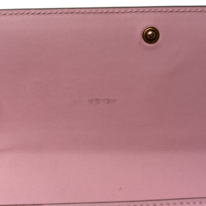 Gucci GG Supreme Monogram Strawberry Flap Wallet Light Pink 9 of 12