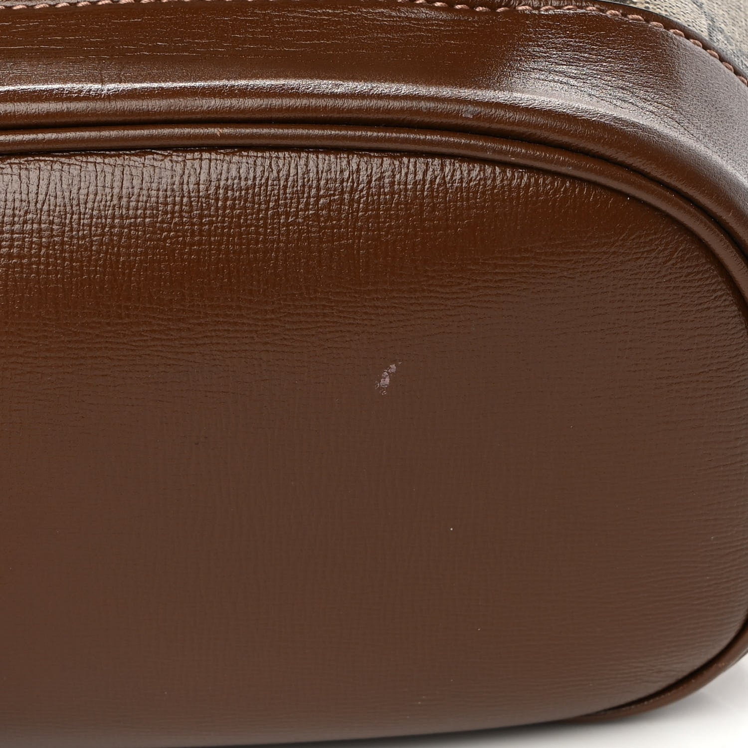 Gucci GG Supreme Monogram Calfskin Horsebit 1955 Single Buckle Backpack Beige Brown Sugar 14 of 17