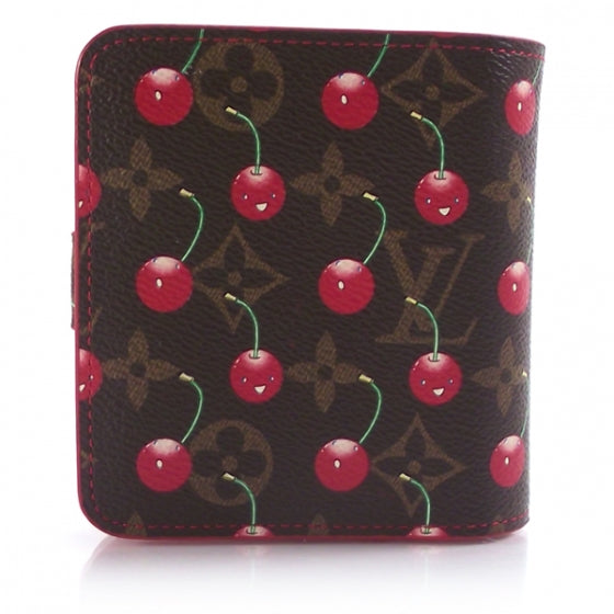 Louis Vuitton Monogram Cerises Compact Zippe Wallet 2 of 7