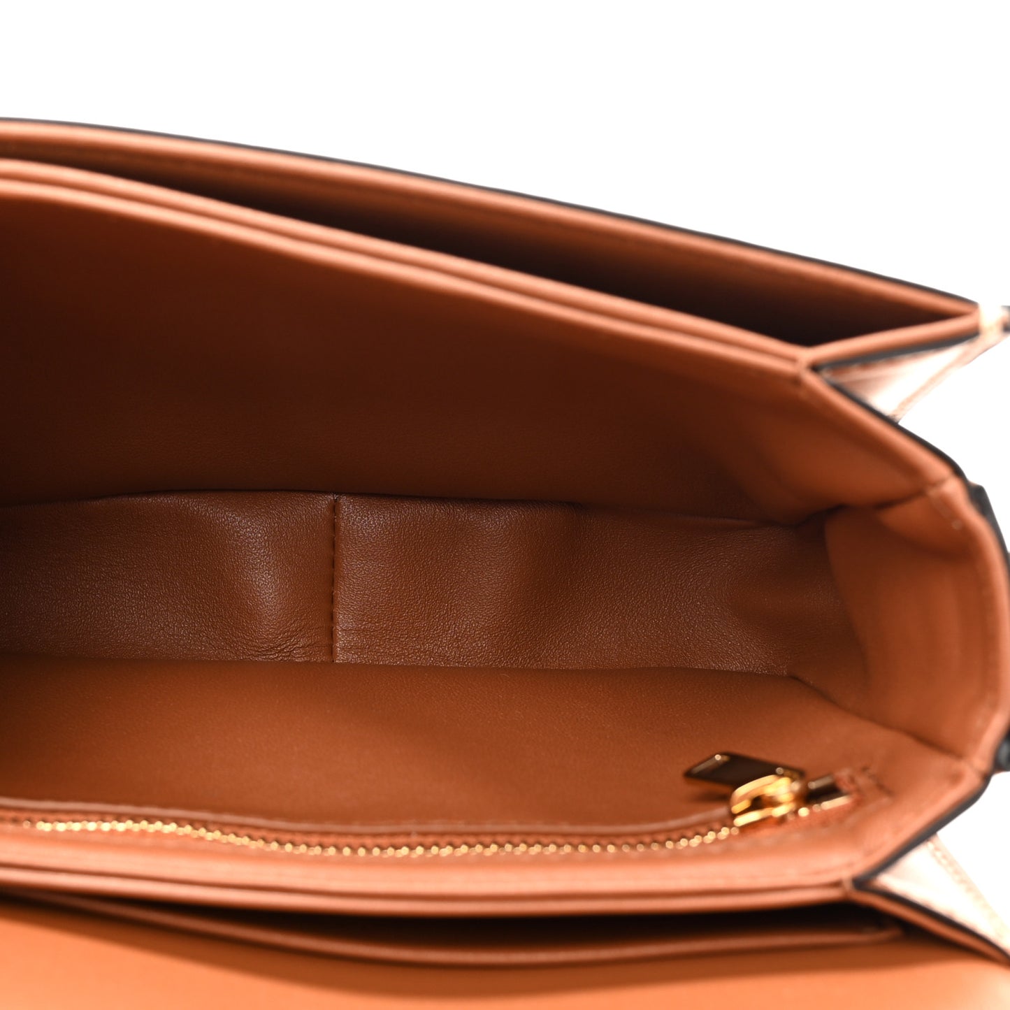 Shiny Calfskin Teen Triomphe Tan