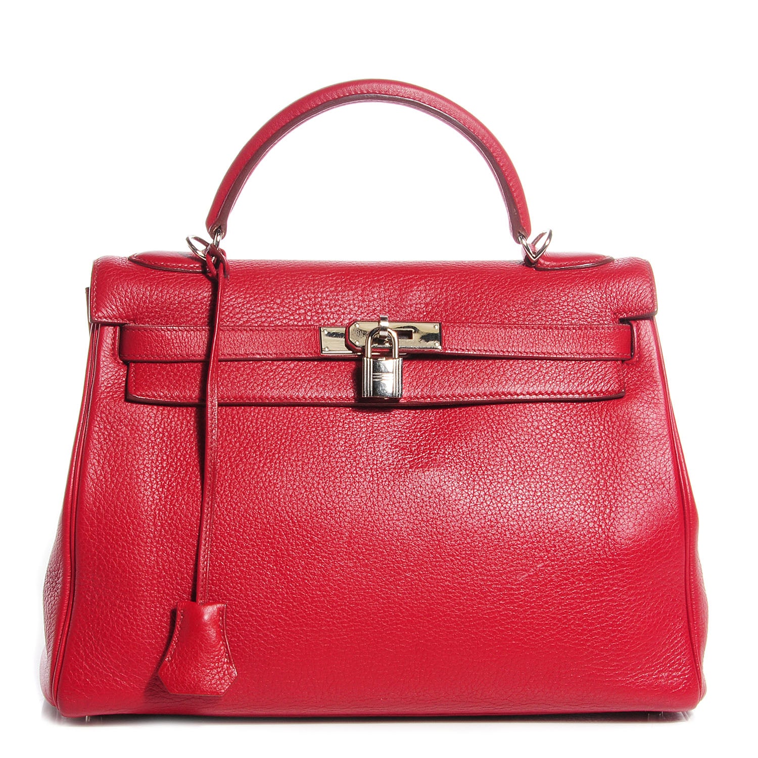 Hermes Taurillon Clemence Kelly Retourne 32 Rouge Garance 1 of 25