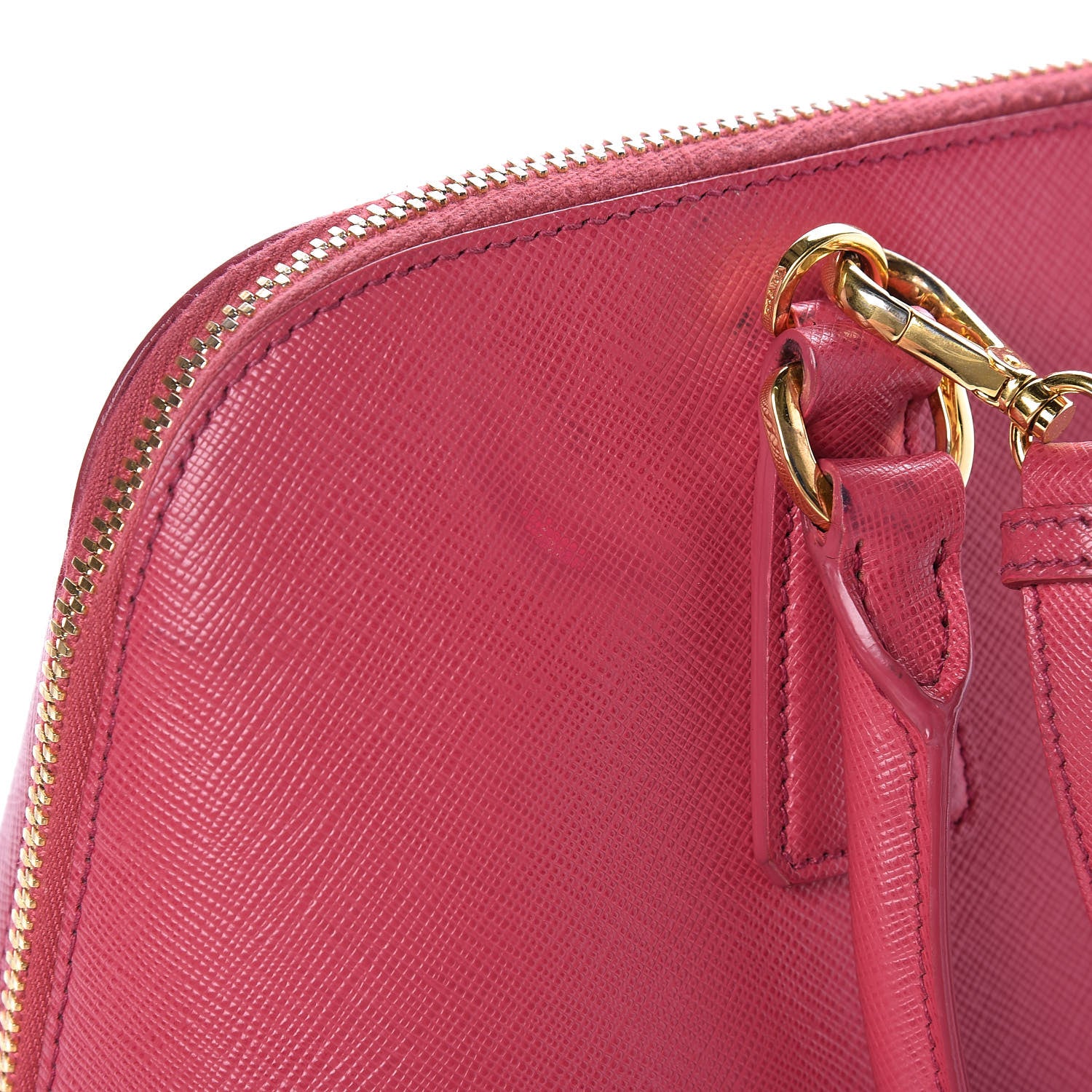 Prada Saffiano Lux Medium Promenade Tote Peonia 20 of 20