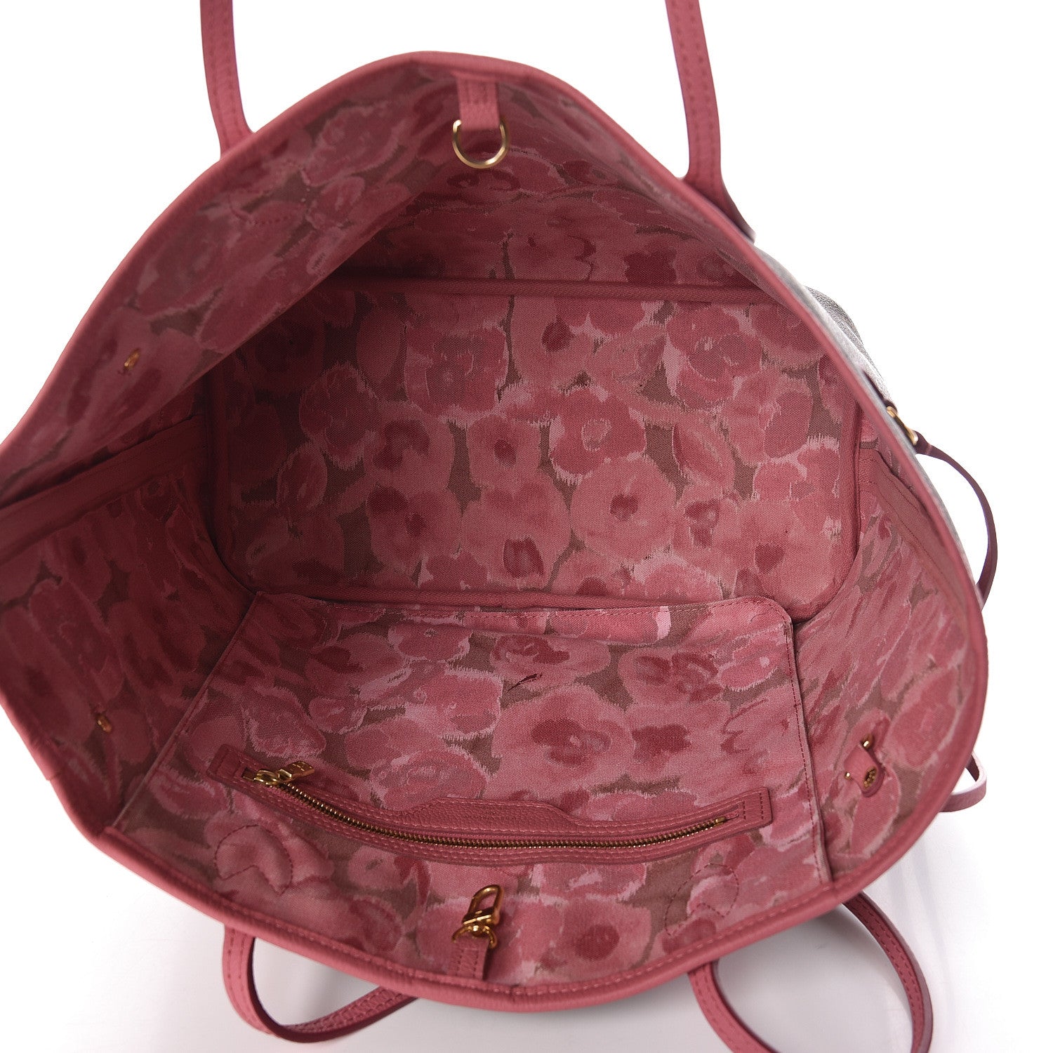 Louis Vuitton Monogram Articles de Voyage Ikat Neverfull MM Rose Velours 5 of 10