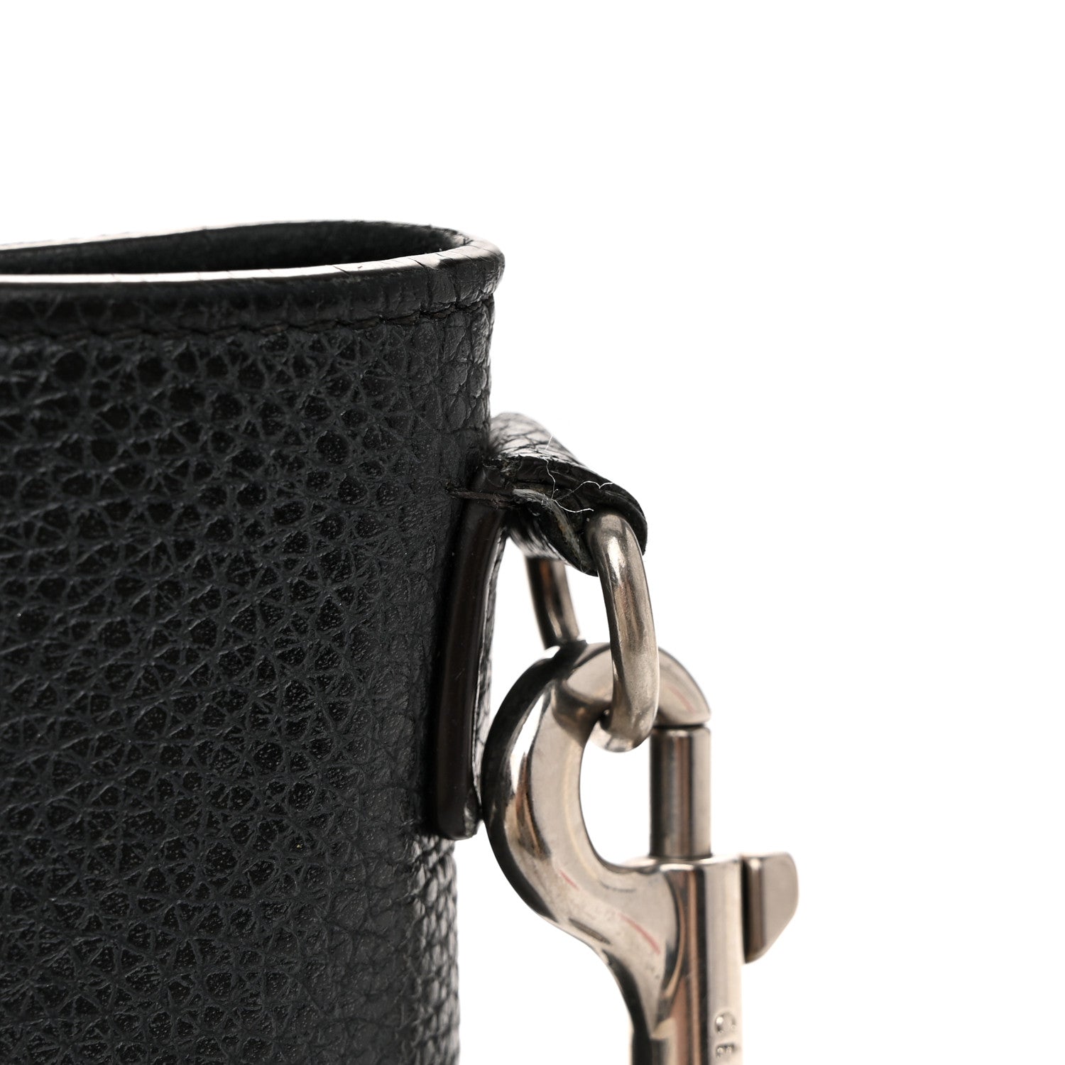 Celine Drummed Calfskin Nano Luggage Black 10 of 11