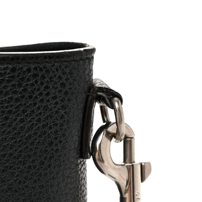 Celine Drummed Calfskin Nano Luggage Black 10 of 11