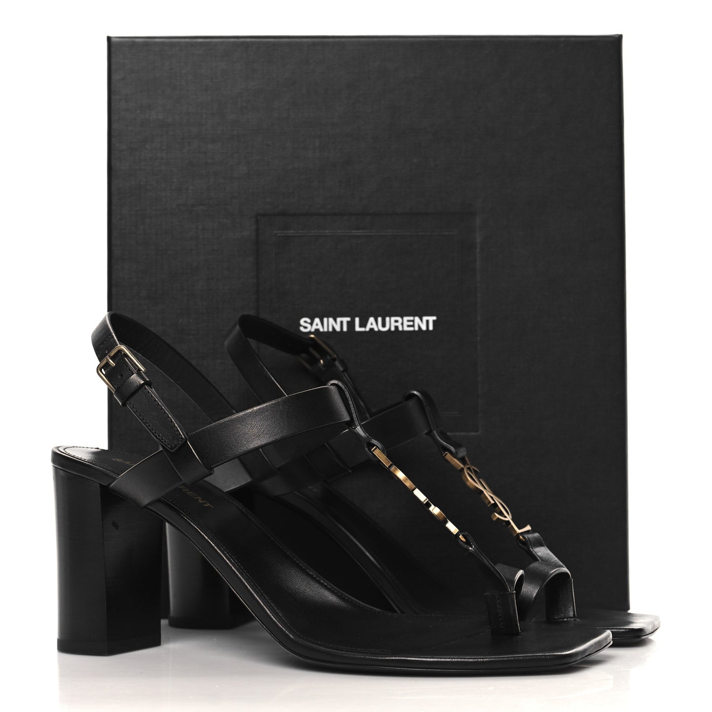 Calfskin Cassandra 75 Sandals 41 Black