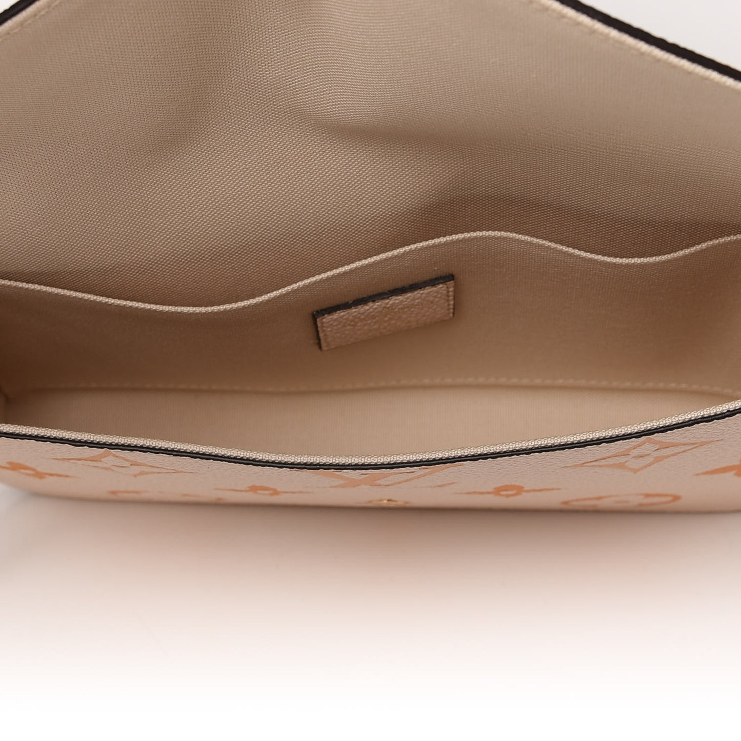 Empreinte Monogram Giant By The Pool Felicie Pochette Chain Wallet Cream Saffron