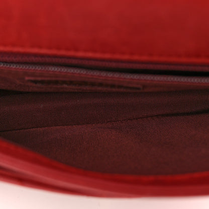 Chanel Iridescent Calfskin Small Happy Stitch Flap Red 5 of 12