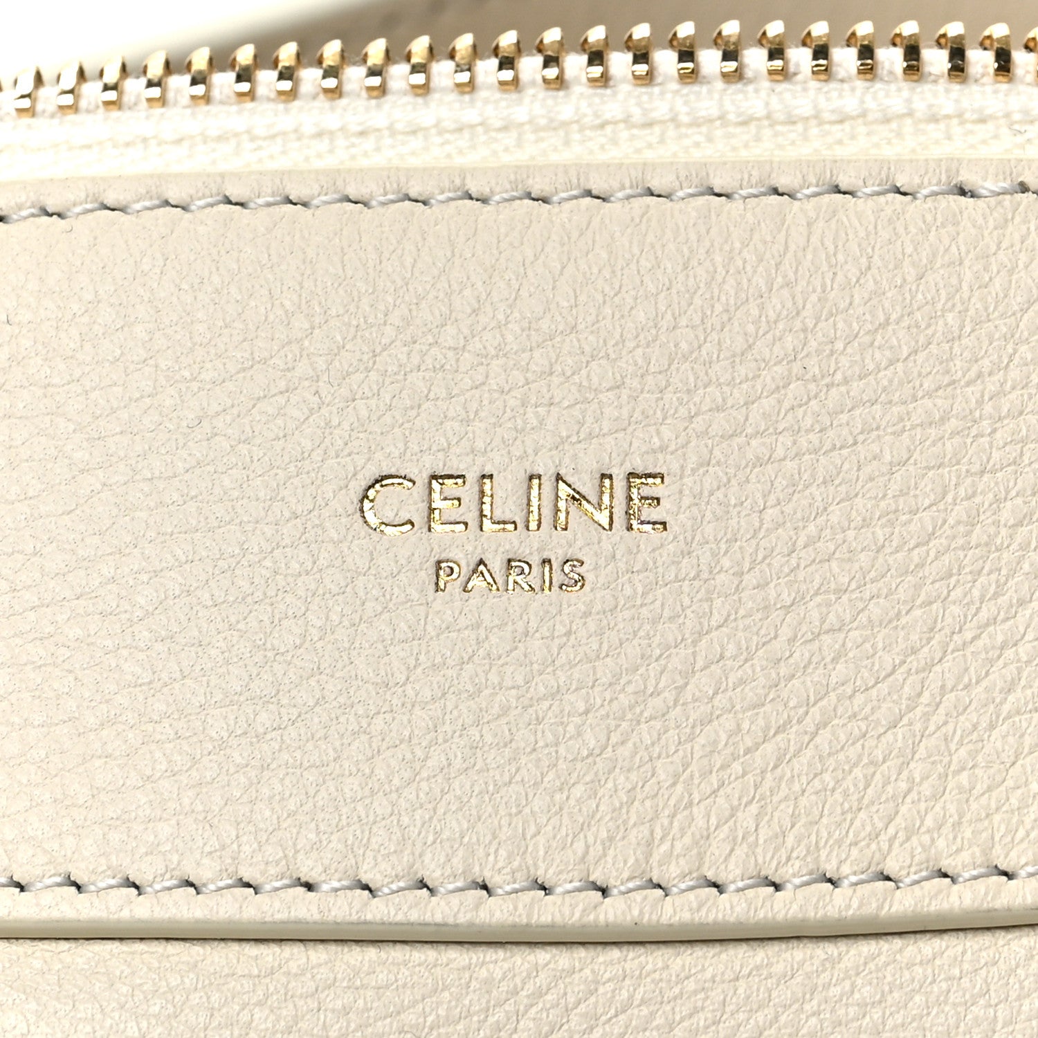 Celine Supple Calfskin Medium Romy Shoulder Bag Rice 6 of 8