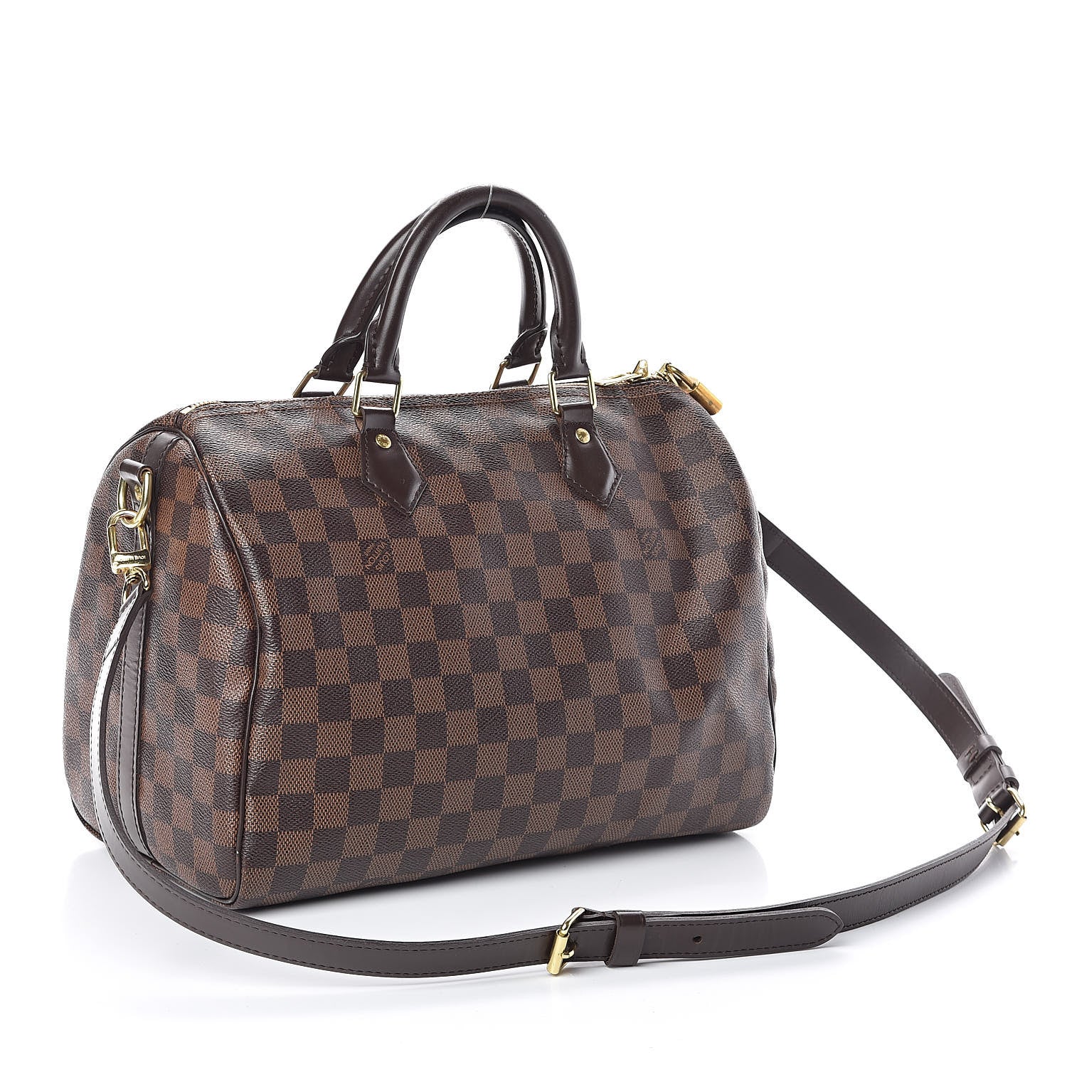 Louis Vuitton Damier Ebene Speedy Bandouliere 30 3 of 11