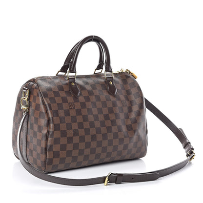 Louis Vuitton Damier Ebene Speedy Bandouliere 30 3 of 11