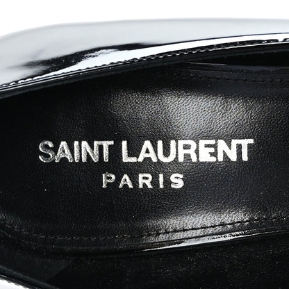 Saint Laurent Patent Calfskin Opyum 85 Pumps 37.5 Black 7 of 8