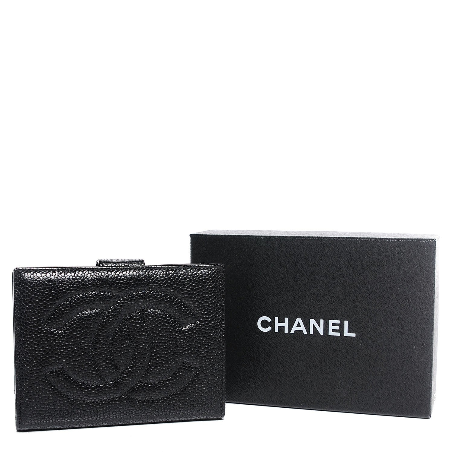 Chanel Caviar Timeless CC French Wallet Black 5 of 9