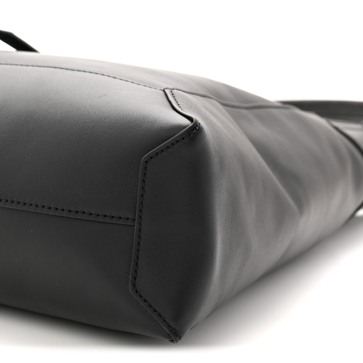 Calfskin Go Large Shoulder Bag Black