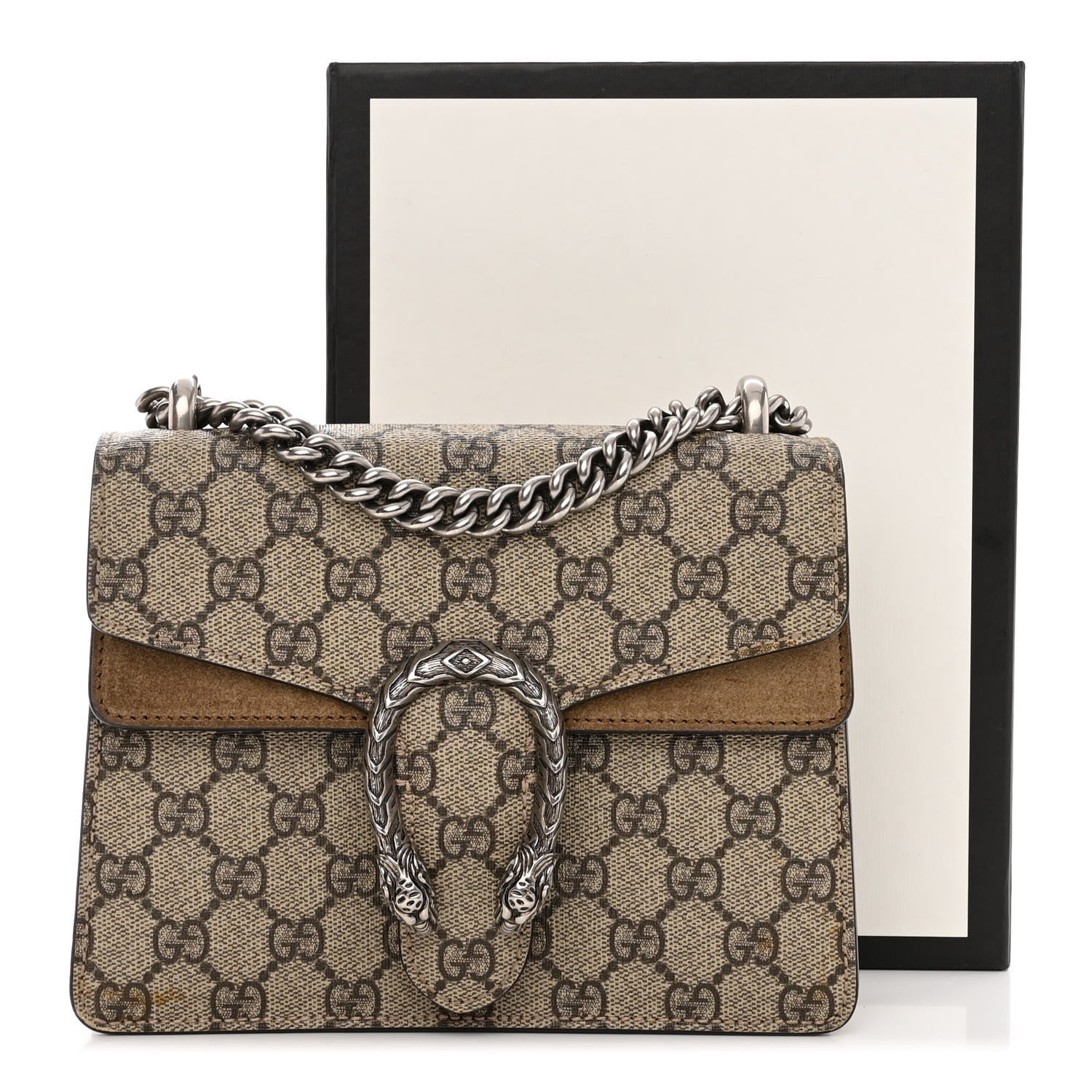 Gucci GG Supreme Monogram Mini Dionysus Shoulder Bag Taupe 11 of 11