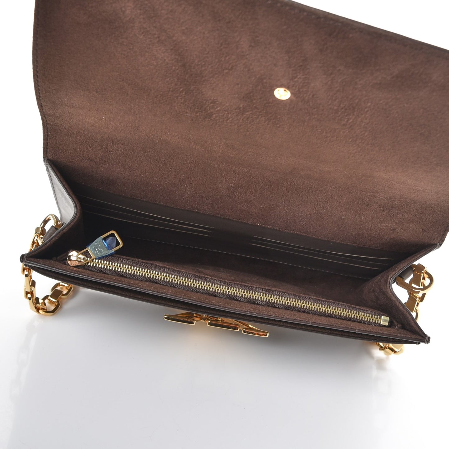 Calfskin Chain Louise MM Granit