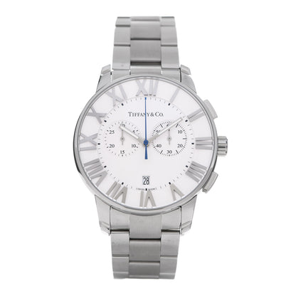 Tiffany Stainless Steel 42mm Atlas Chronograph Quartz Watch 1 of 5