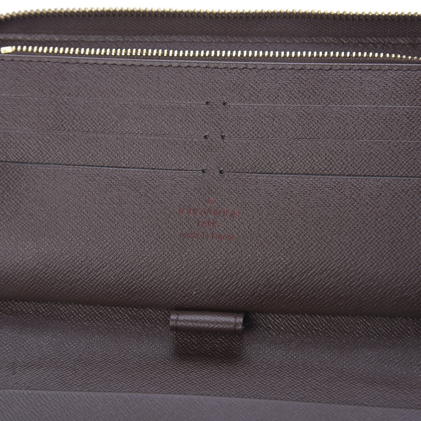 Damier Ebene Zippy Organizer Wallet