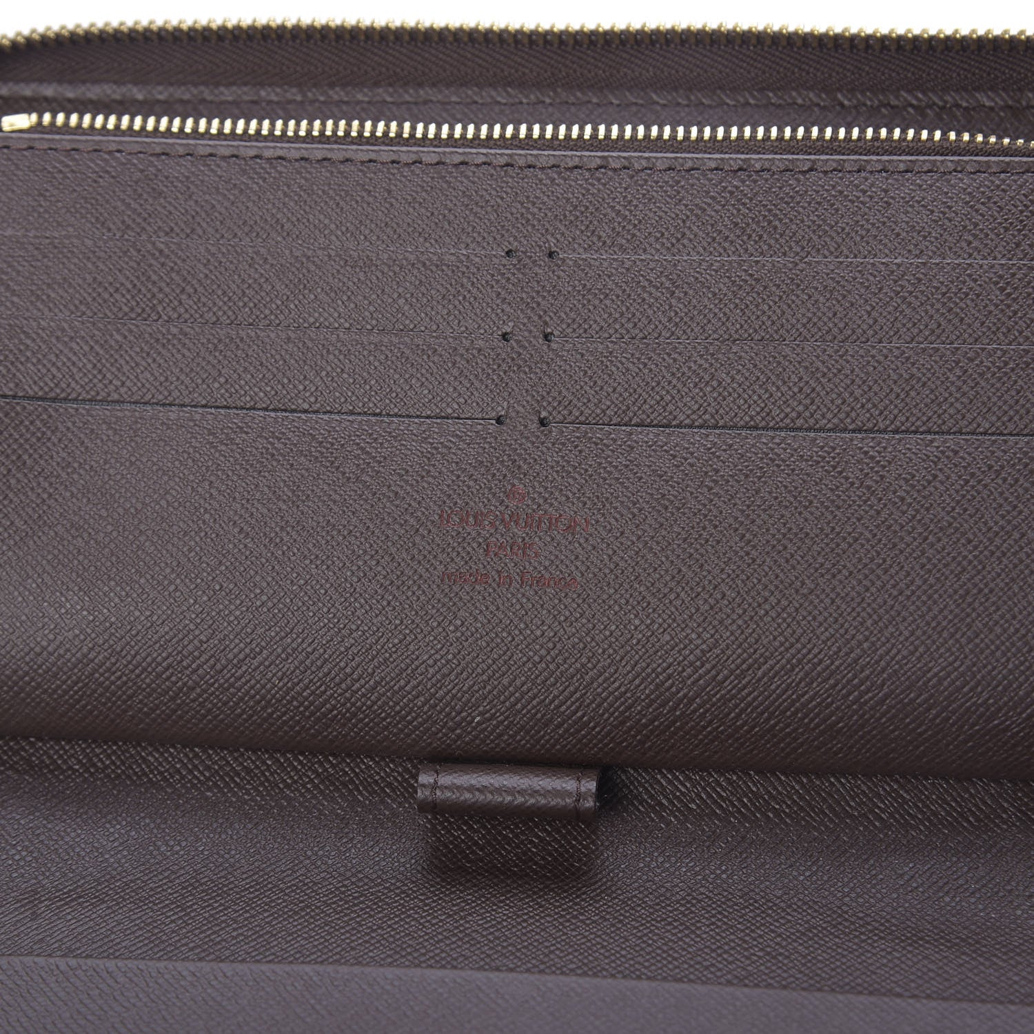 Louis Vuitton Damier Ebene Zippy Organizer Wallet 9 of 10