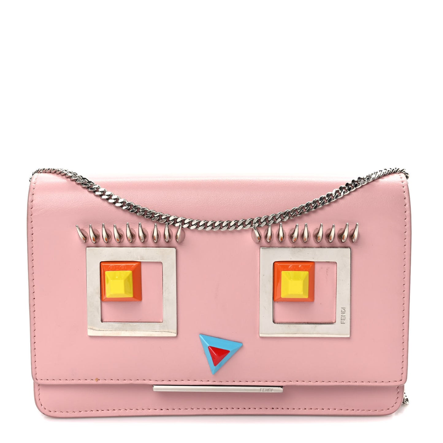 Vitello Century Hypnoteyes Tube Wallet On Chain Bubblegum