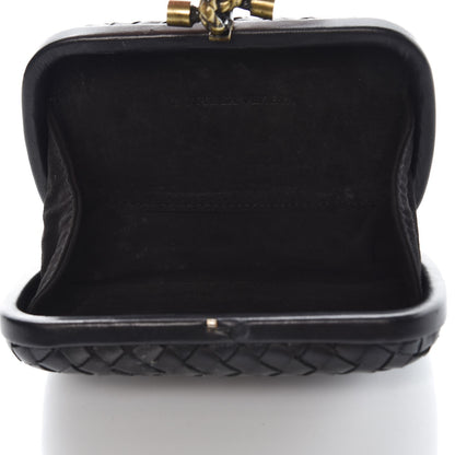 Bottega Veneta Nappa Intrecciato Knot Studded Clutch Black 5 of 15