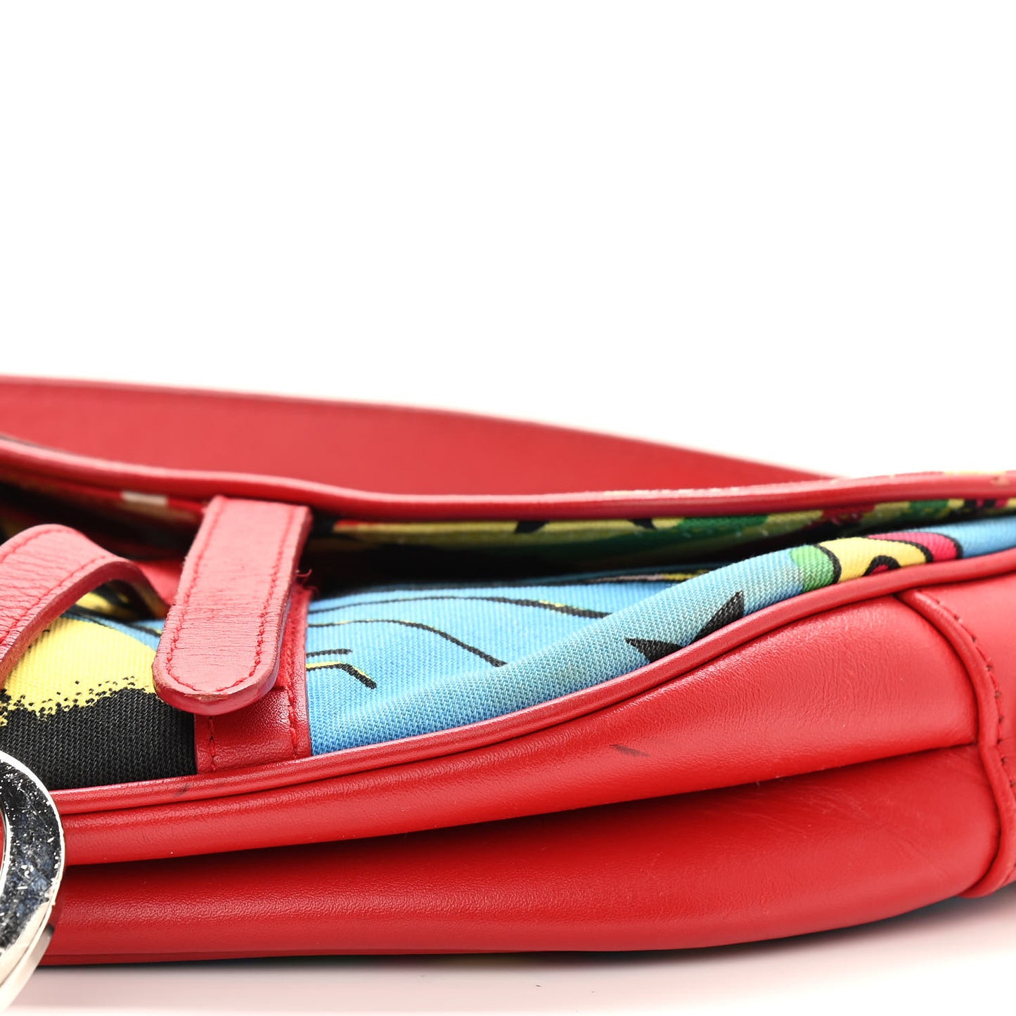 Canvas Bob Marley Saddle Bag Multicolor
