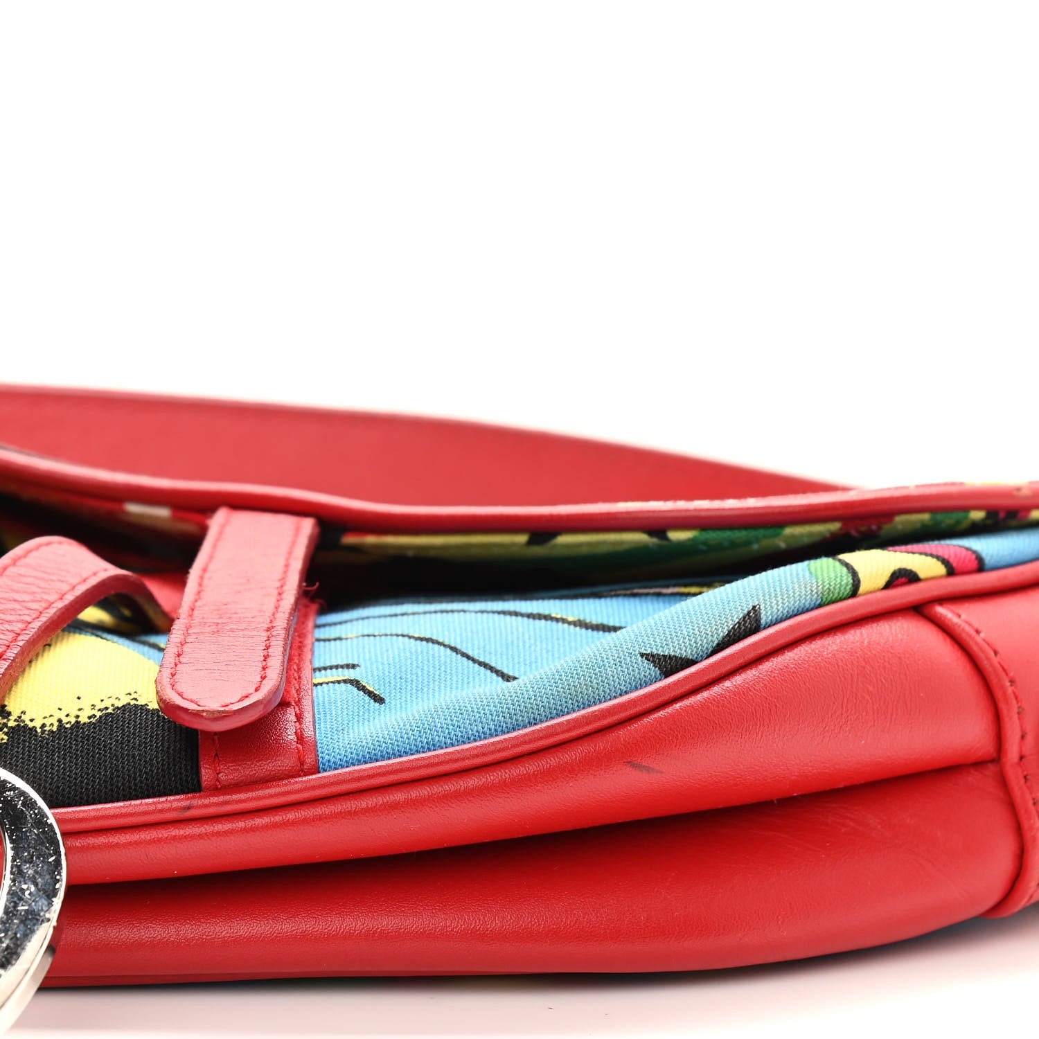 Christian Dior Canvas Bob Marley Saddle Bag Multicolor 10 of 11