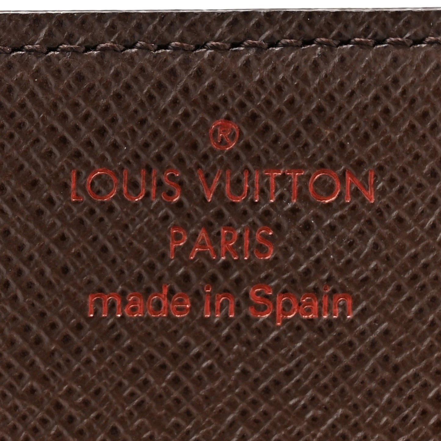 Damier Ebene Business Card Holder