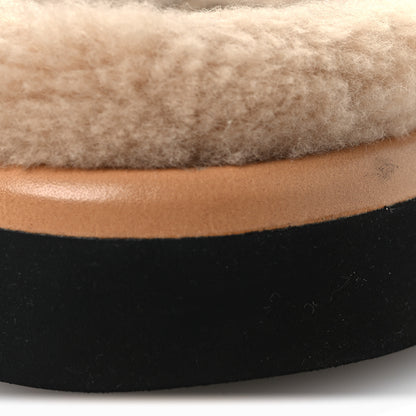 Louis Vuitton Nylon Monogram Shearling Pillow Comfort Mules 38 Cacao Brown 10 of 10