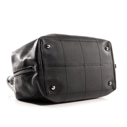 Chanel Caviar Square Stitched Medium Tote Black 4 of 8