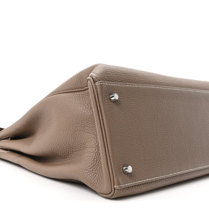 Hermes Togo Kelly Retourne 40 Etoupe 9 of 10