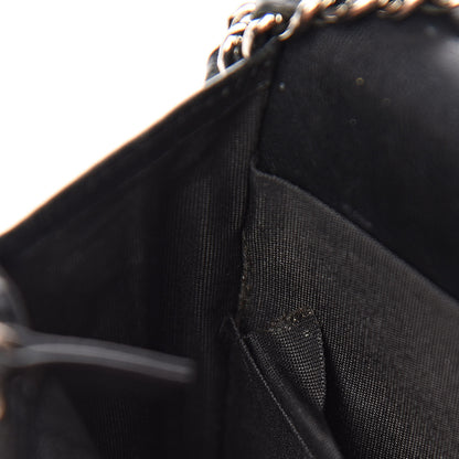 Chanel Patent Quilted Brilliant Wallet On Chain WOC Black 10 of 13