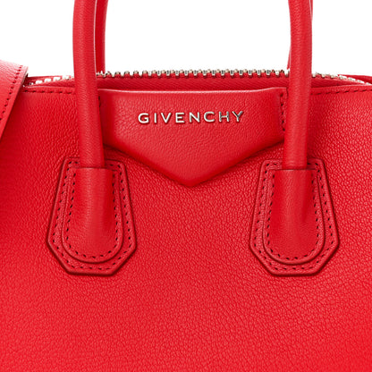Givenchy Sugar Goatskin Mini Antigona Medium Red 8 of 10
