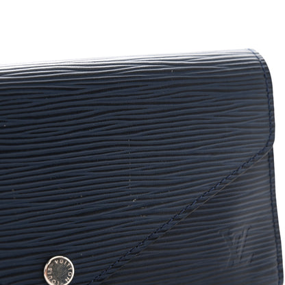 Louis Vuitton Epi Josephine Wallet Indigo 10 of 11