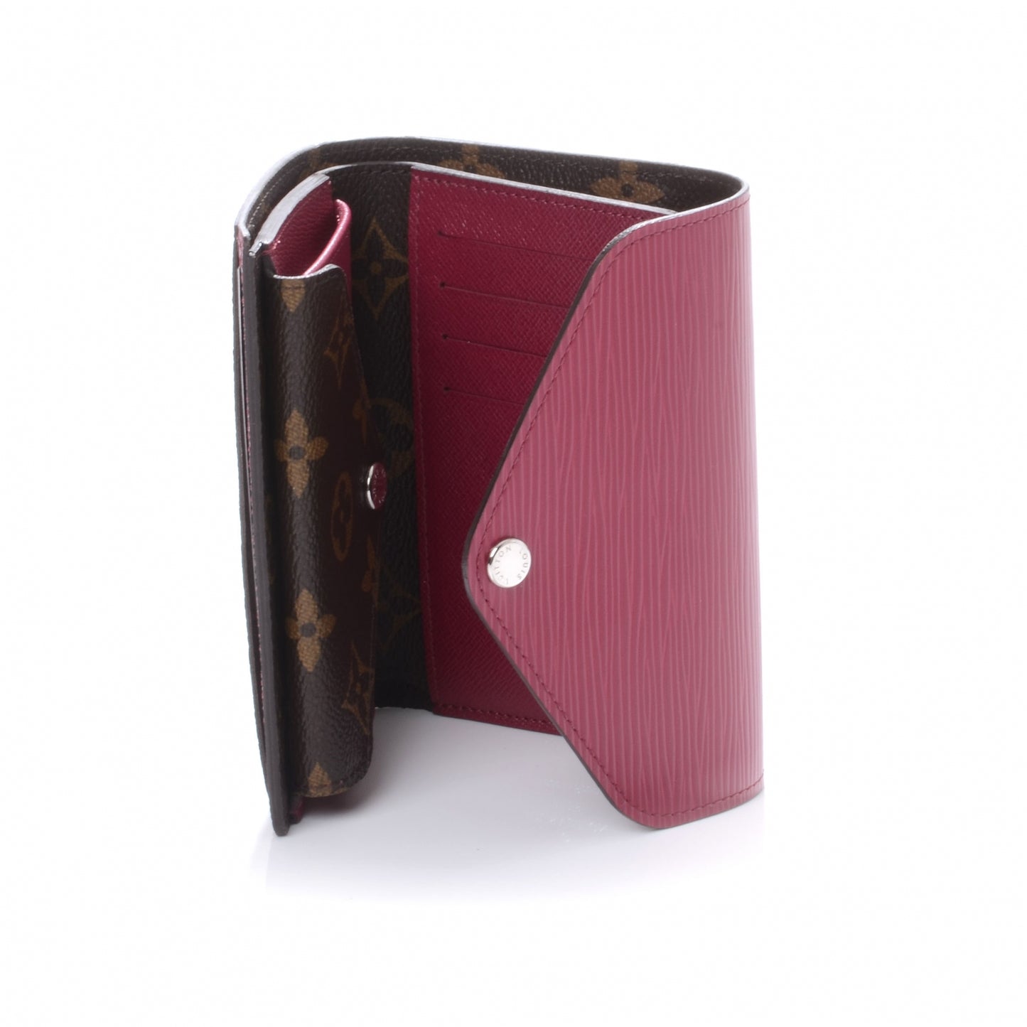 Marie Lou Compact Wallet Fuchsia