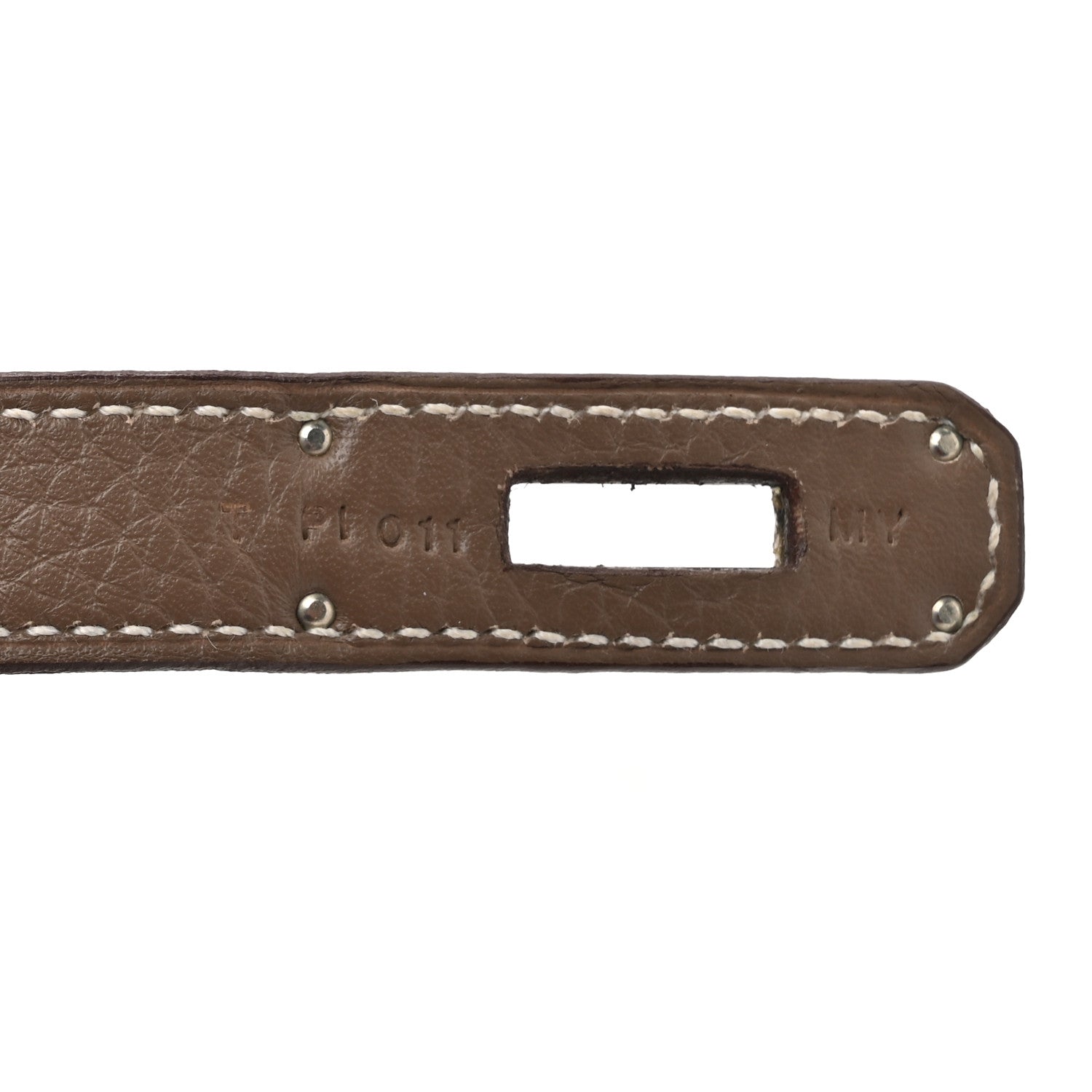 Hermes Taurillon Clemence Kelly Retourne 32 Etoupe 7 of 17