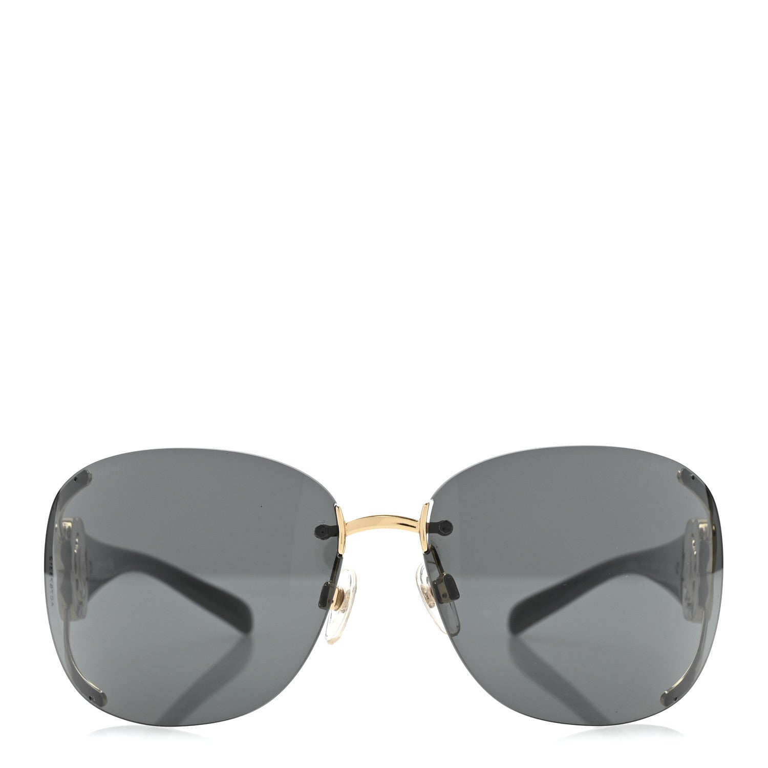 Chanel Crystal Camellia CC Sunglasses 4171-B Black 2 of 8